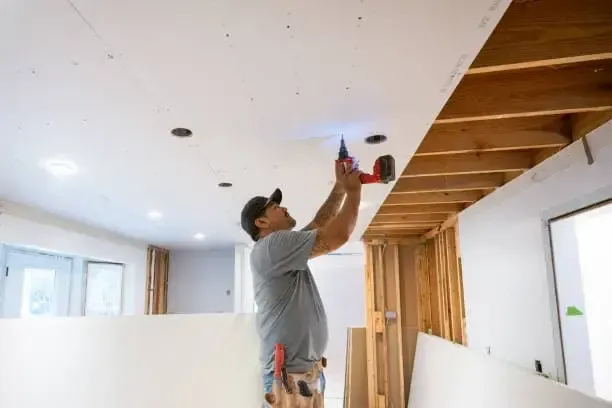 kitchen ceiling and lighting installation in Burlington Ontario