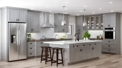 contemporary kitchen makeover project in Burlington Ontario