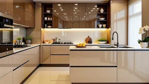 modern kitchen transformation project in Burlington Ontario