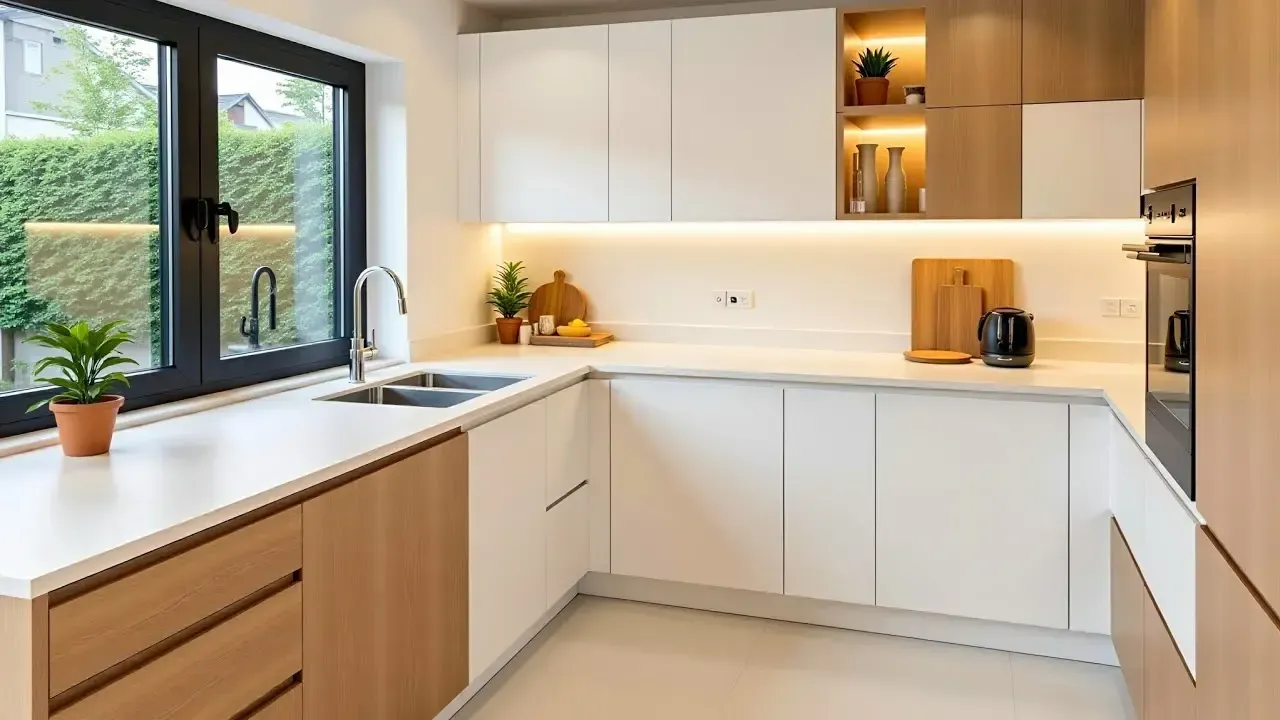 kitchen cabinet upgrade with clean lines and better storage